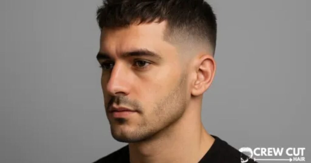 Casual short haircut with messy finish