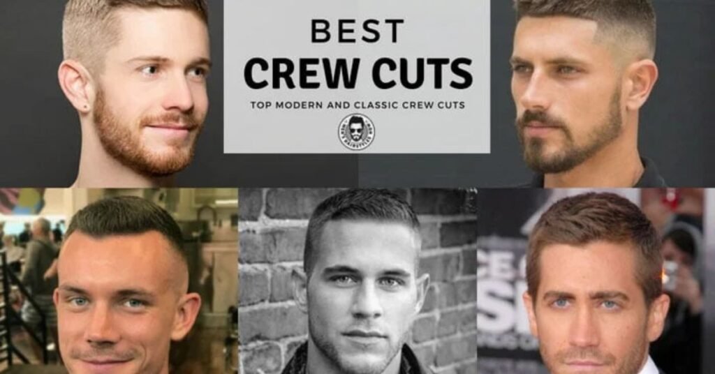 Side profile of modern haircut