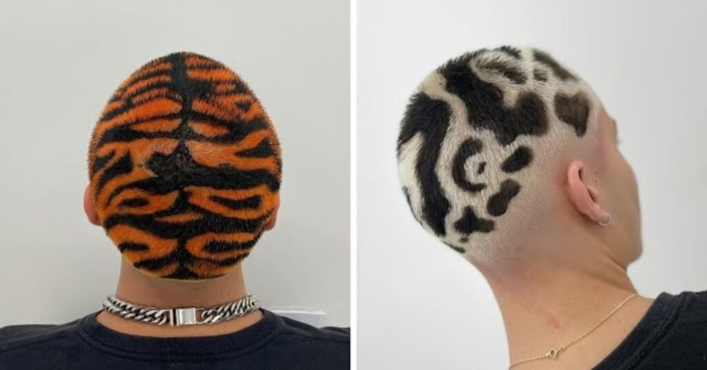 Leopard Print Buzz Cut