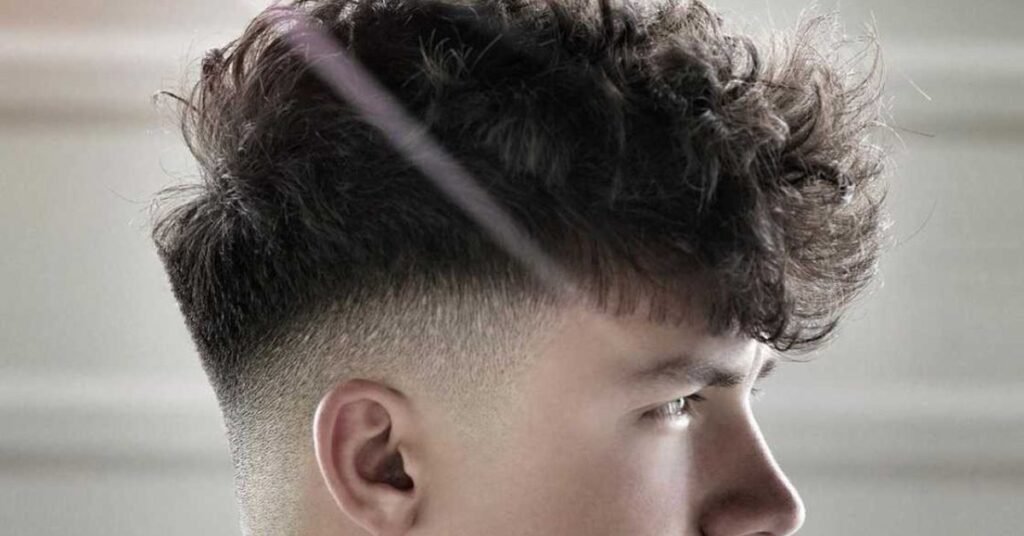 How to Style Your Textured Fringe on a Mid Taper Fade