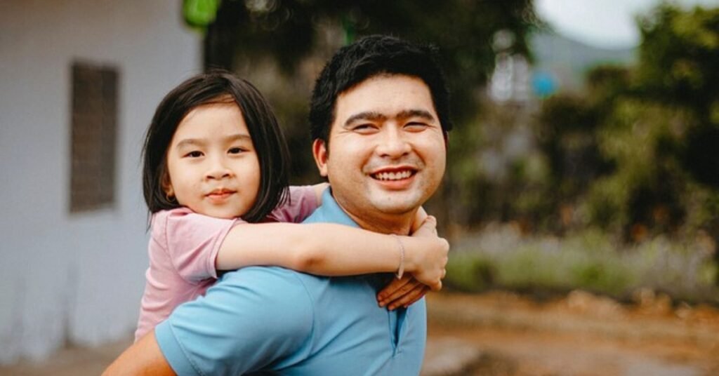 young man with short haircut