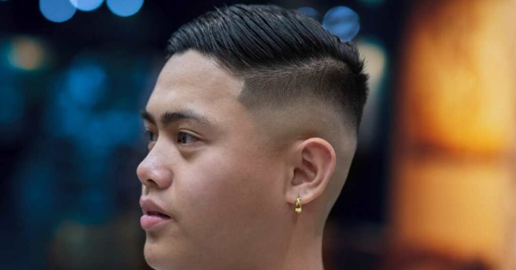 back view of on Black men