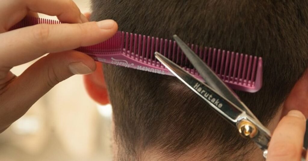 haircut for slick back