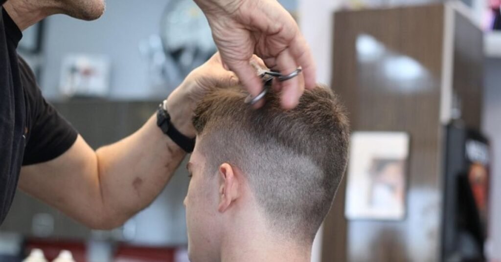 haircut for slick back