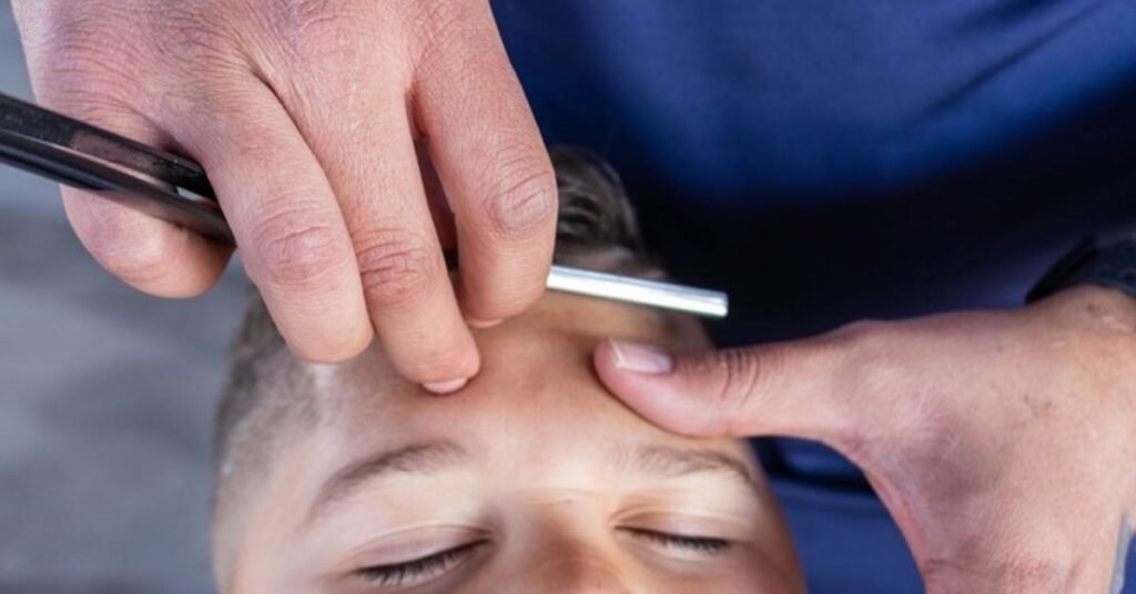 haircut for slick back