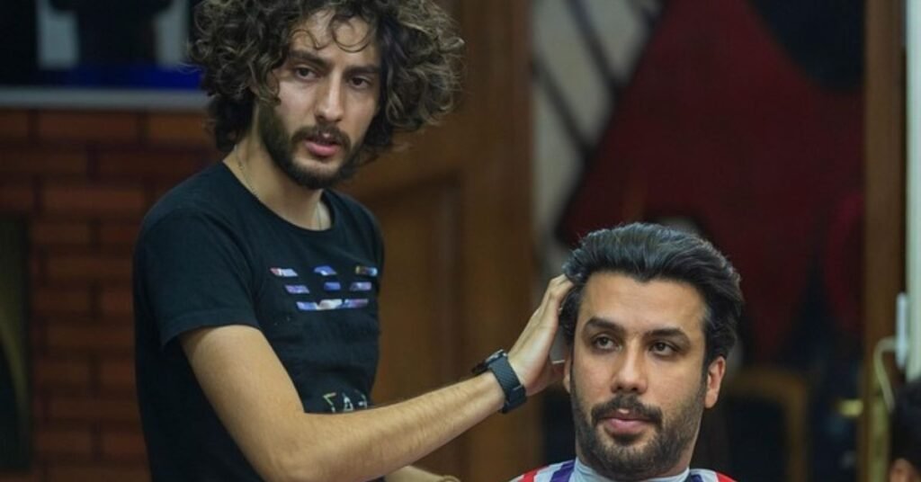 side profile of short hair style