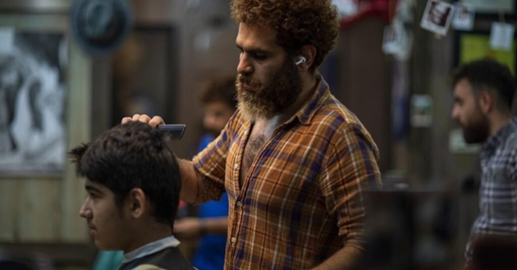 classic back combed haircut