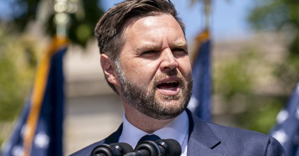 Back of JD Vance Hair