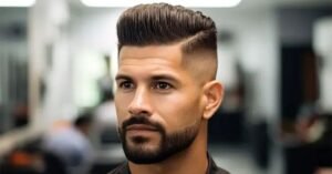 Faded Pompadour Haircut