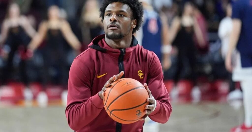 Bronny James Haircut