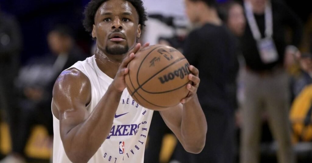 Bronny James Haircut