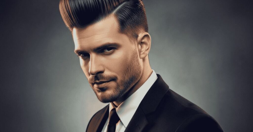 Modern Pompadour Haircut