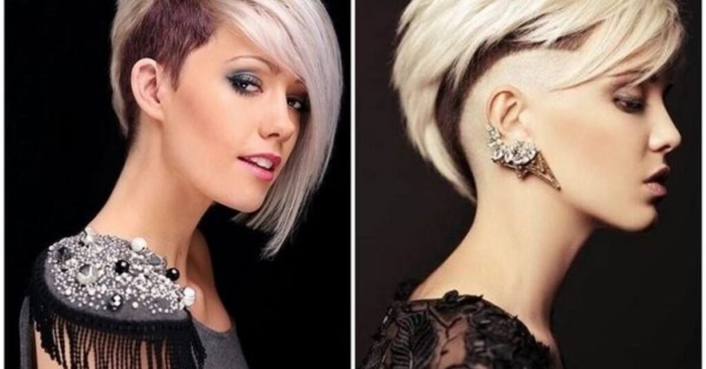 Asymmetrical Hairdos